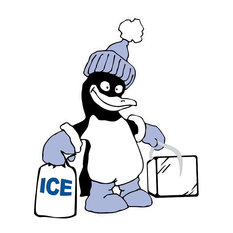 Ice Penguin Blue