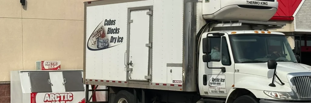 Bagged Ice Delivery At Store